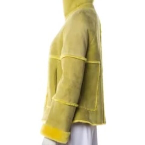 Hache leather & shearling jacket - Picture 2 of 3